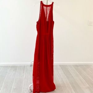Long Red Dress